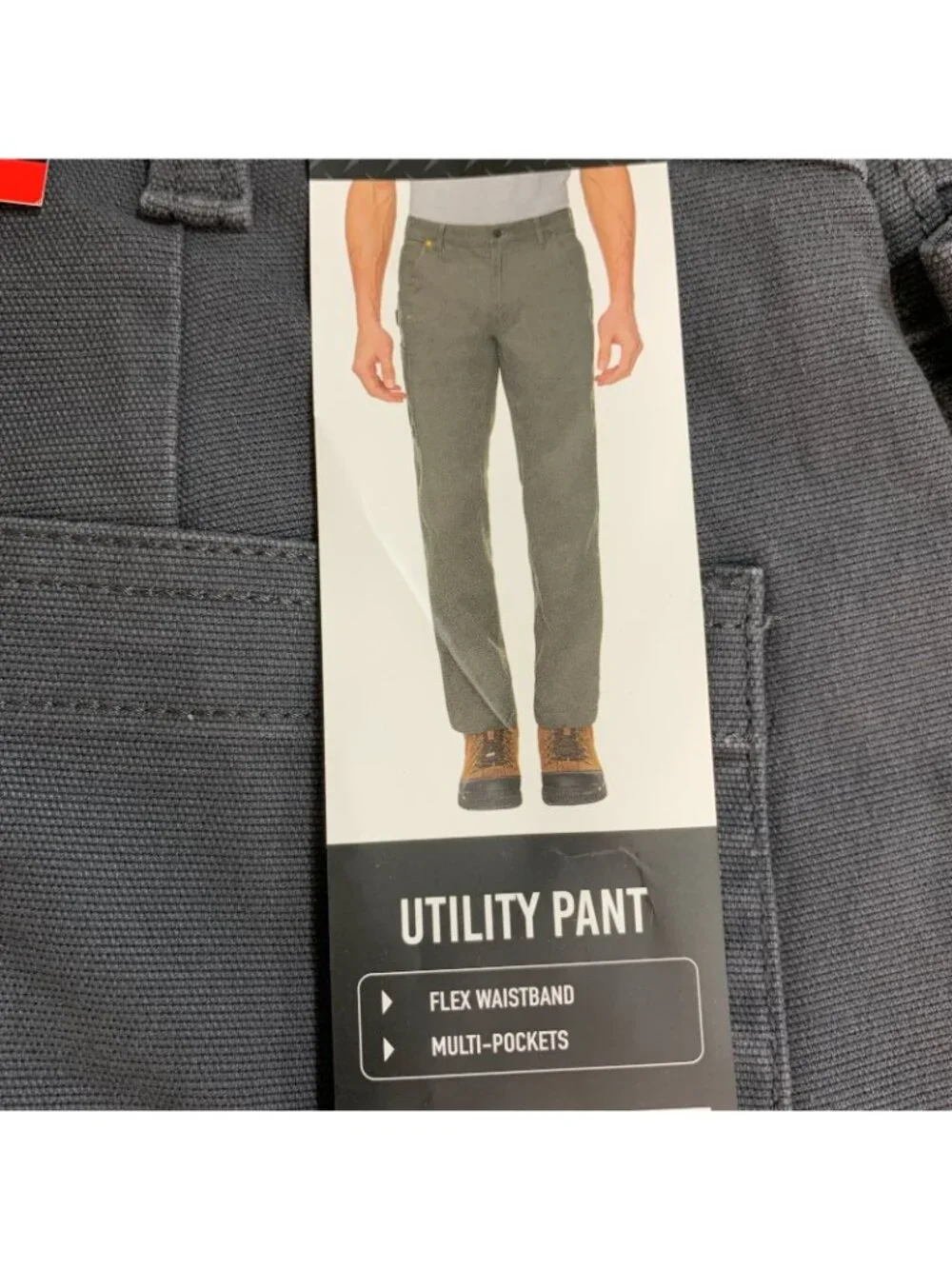 NWT Cat Utility Canvas Pants Men's 34x34 Dark Gray Durable Workwear